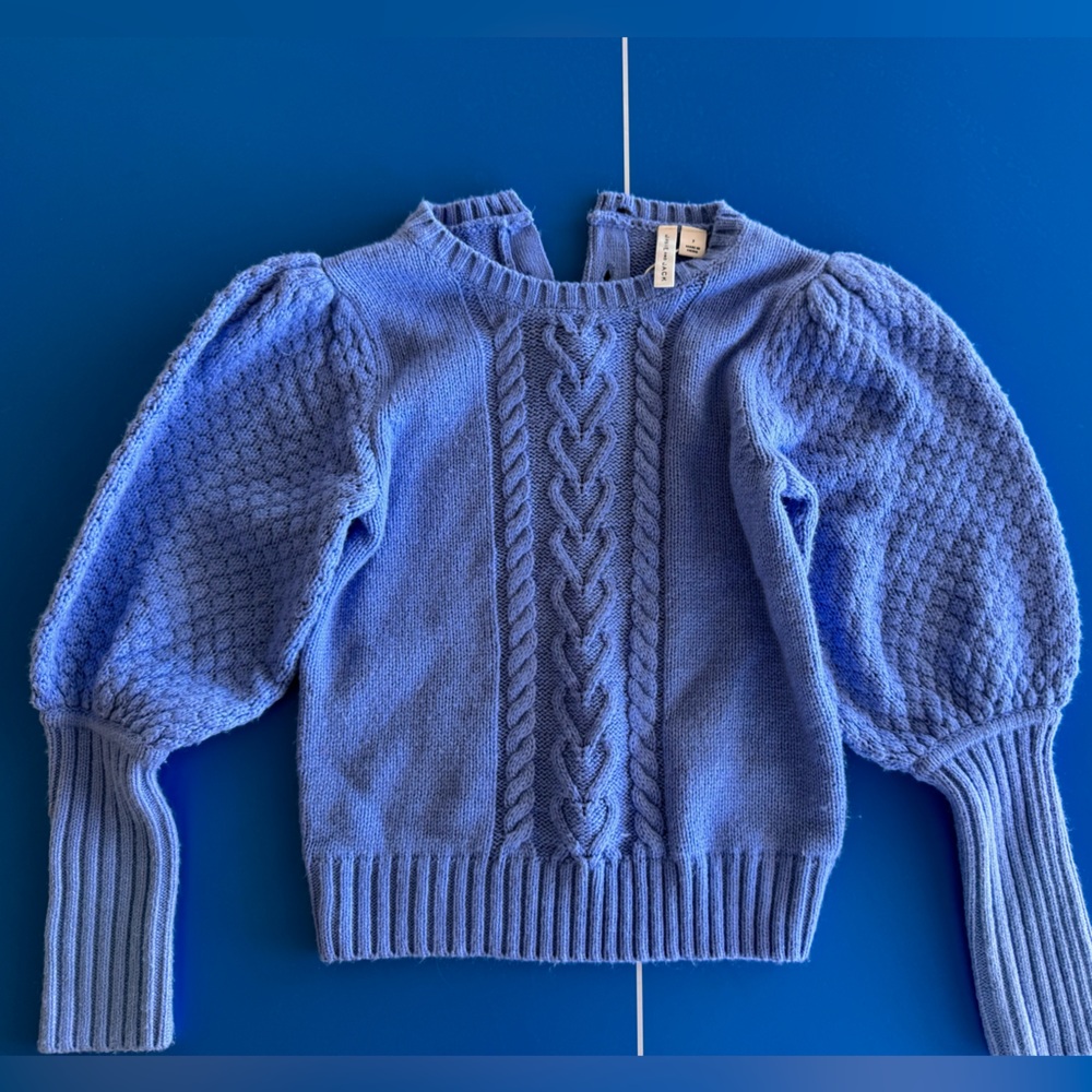 Janie and Jack girls size 7 blue sweater